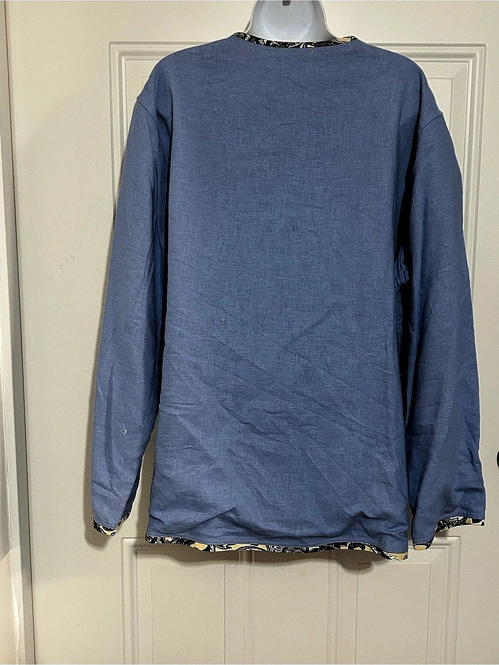Reversible Blue & White Jacket - Picture 2 of 6